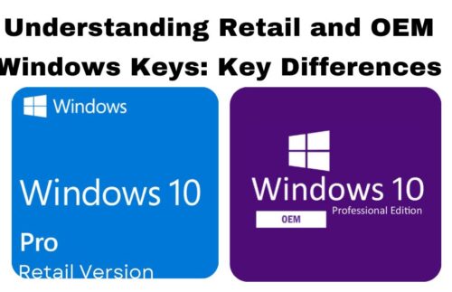 Difference between Retail and OEM keys