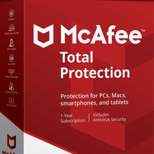 Buy Mcafee Total Protection 3 Device 1 Year